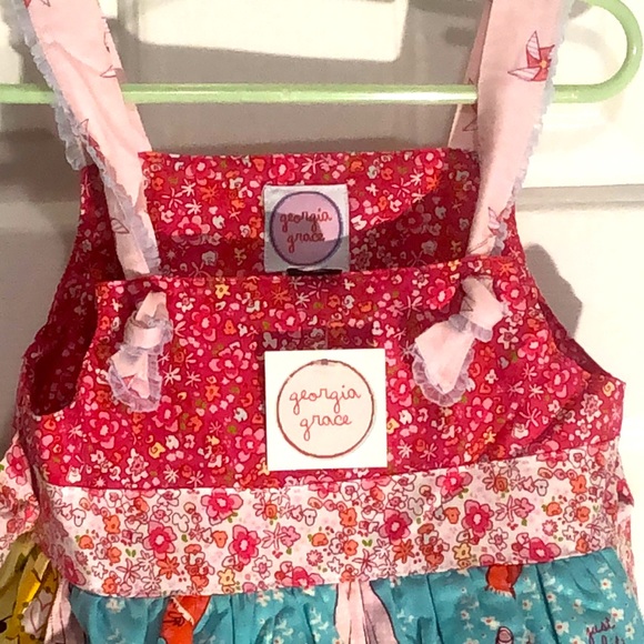 Georgia Grace Girls Dress Size 5 - Picture 2 of 6